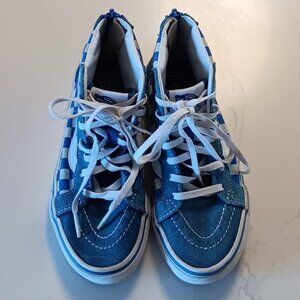 VANS Kids Hightop Sneakers Save The Sharks Size 1.5